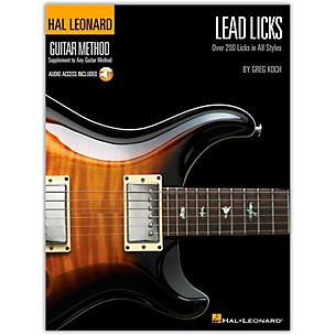 Hal Leonard Lead Licks (Book/Online Audio)