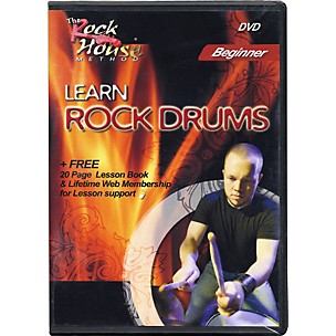 Hal Leonard Learn Rock Drums Beginner Featuring Mark Manczuk