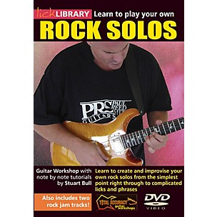 Licklibrary Learn to Play Your Own Rock Solos Lick Library Series DVD Performed by Stuart Bull