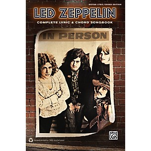 Alfred Led Zeppelin - Complete Lyric & Chord Songbook