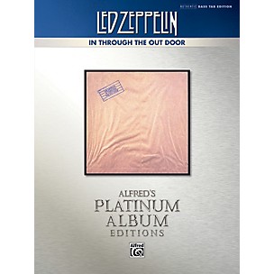 Alfred Led Zeppelin - In Through the Out Door Platinum Bass Guitar TAB Book