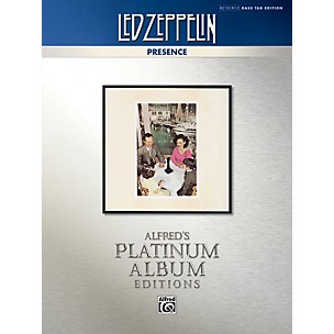Alfred Led Zeppelin - Presence Platinum Bass Guitar TAB Book