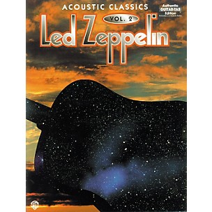 Alfred Led Zeppelin Acoustic Classics, Volume 2 Book