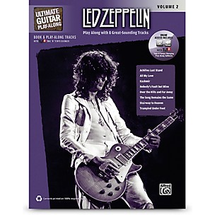 Alfred Led Zeppelin Ultimate Play Along Guitar Volume 2 With Online Audio