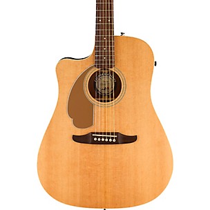 Fender Left-Handed California Redondo Player Acoustic-Electric Guitar