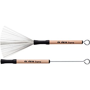 Vic Firth Legacy Wood Handle Retractable Brushes