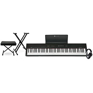 Williams Legato LE 88 Key Digital Piano Essentials Package Including Warm Audio WA-CAB Studio Headphones