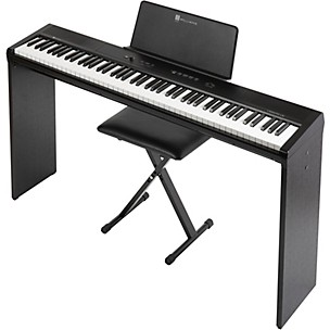 Williams Legato LE Pack 88 Key Digital Piano with Power Supply, Sustain Pedal, Wooden Stand and Bench