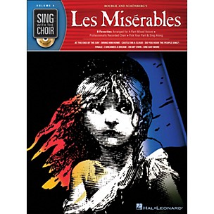 Hal Leonard Les Miserables - Sing with The Choir Series Vol. 9 Book/CD