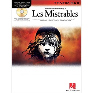 Hal Leonard Les Miserables for Tenor Sax - Instrumental Play-Along Book/CD