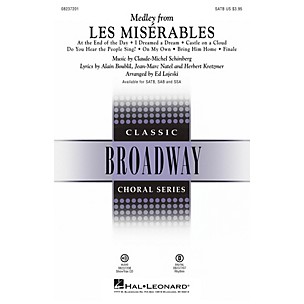 Hal Leonard Les Misérables (Choral Medley) Digital Instrumental Pak Rhyth Arranged by Ed Lojeski