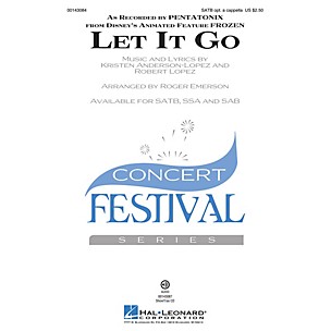 Hal Leonard Let It Go (from Frozen) ShowTrax CD by Pentatonix Arranged by Roger Emerson
