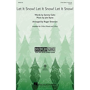 Hal Leonard Let It Snow! Let It Snow! Let It Snow! (Discovery Level 2) 2-Part Arranged by Roger Emerson