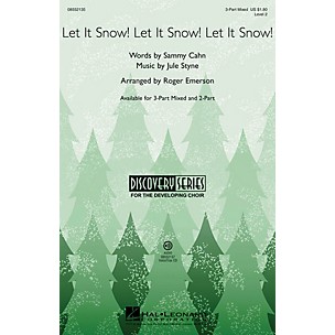 Hal Leonard Let It Snow! Let It Snow! Let It Snow! (Discovery Level 2) 3-Part Mixed arranged by Roger Emerson