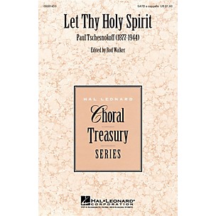 Hal Leonard Let Thy Holy Spirit SATB a cappella arranged by Rod Walker