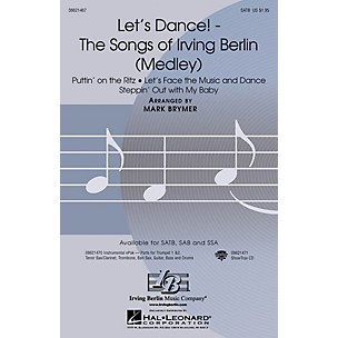 Hal Leonard Let's Dance! - The Songs of Irving Berlin (Medley) ShowTrax CD Arranged by Mark Brymer