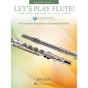 Ricordi Let's Play Flute! - Method Book 1 (Book with Online Audio) Woodwind Method Series Softcover Audio Online