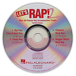 Hal Leonard Let's Rap! 2 (All-Purpose Rap Accompaniments) CD ACCOMP Composed by Mark Brymer