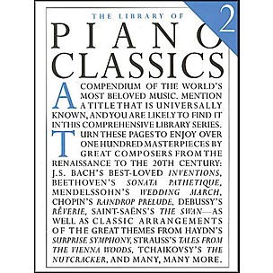 Music Sales Library Of Piano Classics 2 By Appleby