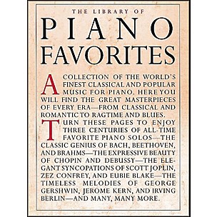 Music Sales Library Of Piano Favorites By Appleby