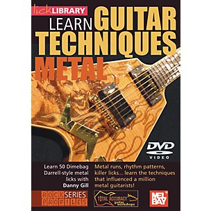 Mel Bay Lick Library Learn Guitar Techniques: Metal Dimebag Darrell Style DVD