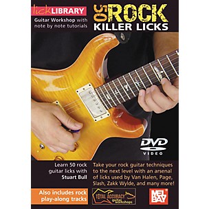 Mel Bay Lick Library Learn To Play 50 Rock Killer Licks DVD