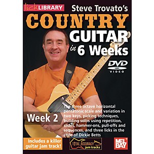 Mel Bay Lick Library Steve Trovato's Country Guitar in 6 Weeks DVD Guitar Course