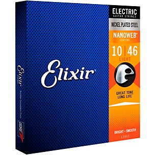 Elixir Light Nanoweb Electric Guitar Strings