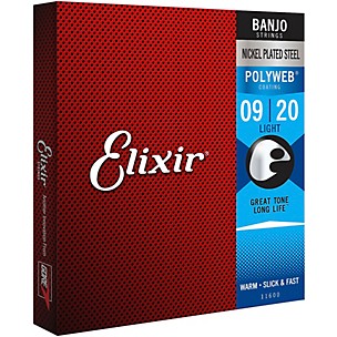 Elixir Light Polyweb Banjo String