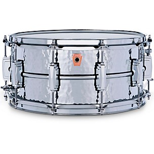 Ludwig Limited Edition Hammered Chrome Plated Copper Shell Snare Drum