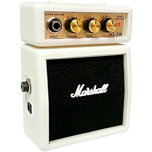 Marshall Limited Edition MS-2W 1W Micro Guitar Amp White