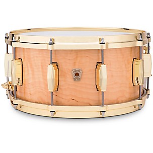 Ludwig Limited-Edition Maple Exotic Snare Drum with Steinway Crown Jewel Veneer and Brass Hardware