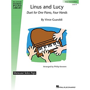 Hal Leonard Linus and Lucy Piano Library Series Book by Vince Guaraldi (Level 4)