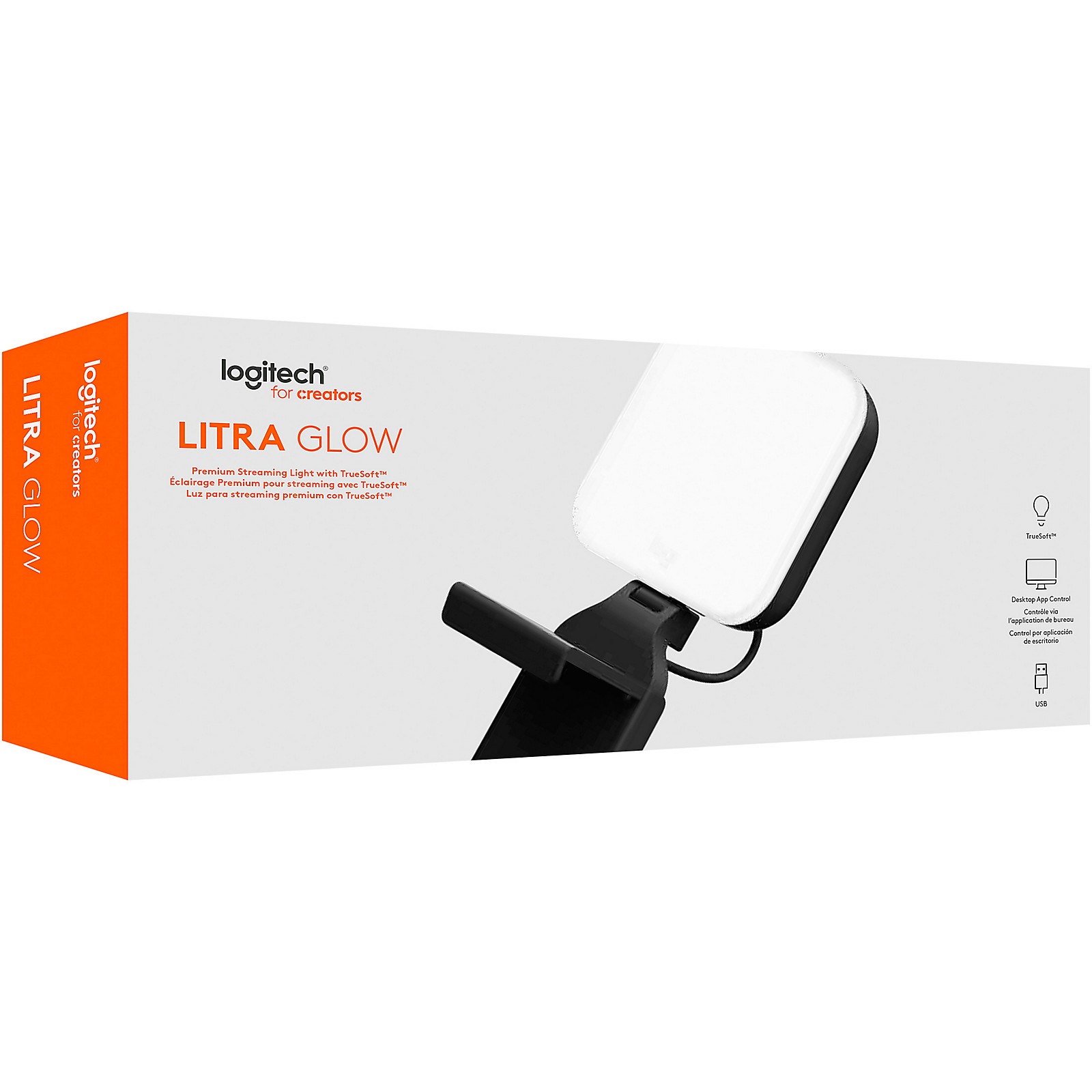 2-pack popular Logitech - Litra Beam Premium LED Streaming Key Light with TrueSoft - Bla