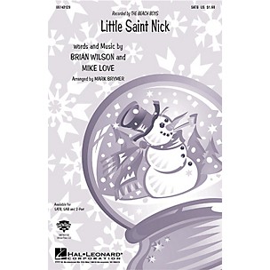 Hal Leonard Little Saint Nick 2-Part by Beach Boys Arranged by Mark Brymer