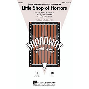 Hal Leonard Little Shop of Horrors SATB arranged by Mark Brymer
