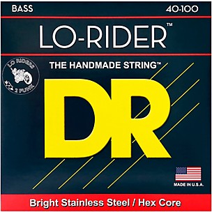 DR Strings Lo Rider LH-40 Lite Stainless Steel 4 String Bass Strings