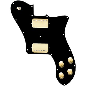 920d Custom Loaded Pickguard for '72 Deluxe Telecaster with Gold Cool Kids Humbuckers