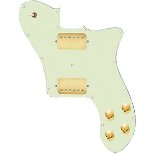 920D Custom Loaded Pickguard for '72 Deluxe Telecaster with Gold Cool Kids Humbuckers