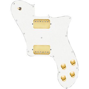 920d Custom Loaded Pickguard for '72 Deluxe Telecaster with Gold Cool Kids Humbuckers