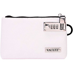 Vaultz Locking Accessories Pouch, 5x8, White