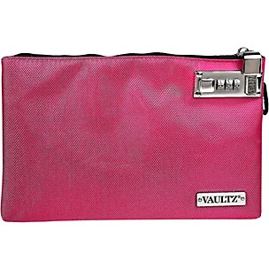 Vaultz Locking Accessories Pouch, 7x10, Pink