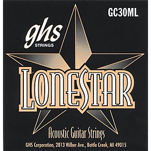 GHS Lonestar Acoustic Strings Medium/Light