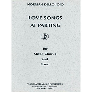 Associated Love Songs at Parting (SATB) SATB composed by Norman Dello Joio