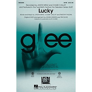 Hal Leonard Lucky (featured in Glee) SAB by Colbie Caillat