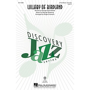 Hal Leonard Lullaby Of Birdland (Discovery Level 3 2-Part) 2-Part Arranged by Roger Emerson