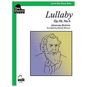 Schaum Lullaby, Op. 49, No. 4 Educational Piano Series Softcover