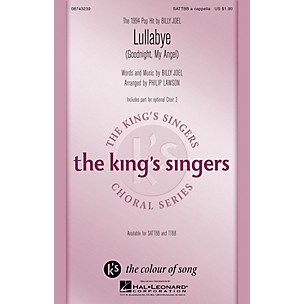 Hal Leonard Lullabye (Goodnight, My Angel) SATTBB A Cappella by The King's Singers arranged by Philip Lawson