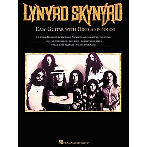 Hal Leonard Lynard Skynyrd Easy Guitar Tab Songbook with Riffs & Solos