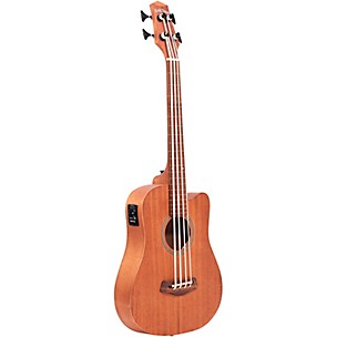 Gold Tone M-BassFL 23" Scale Fretless Acoustic-Electric Bass Guitar -